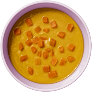 Verduras con bacalao y guisantes + trocitos de zanahoria