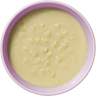 Verduras con alubia blanca + estrellitas