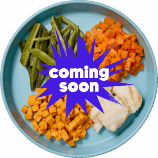 Merluza con verduras y boniato